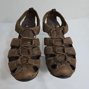 Skechers Excursions Leather Hiking/Outdoor Life Sandals Women's 8 Brown